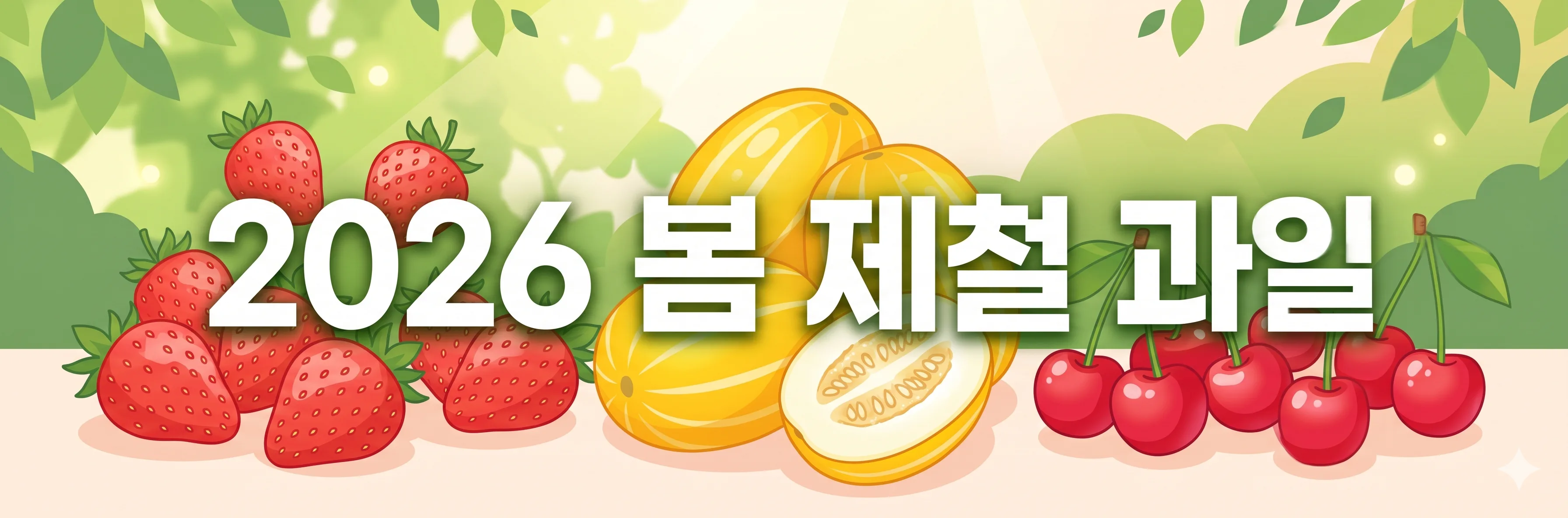 2026 봄 제철 과일 가이드