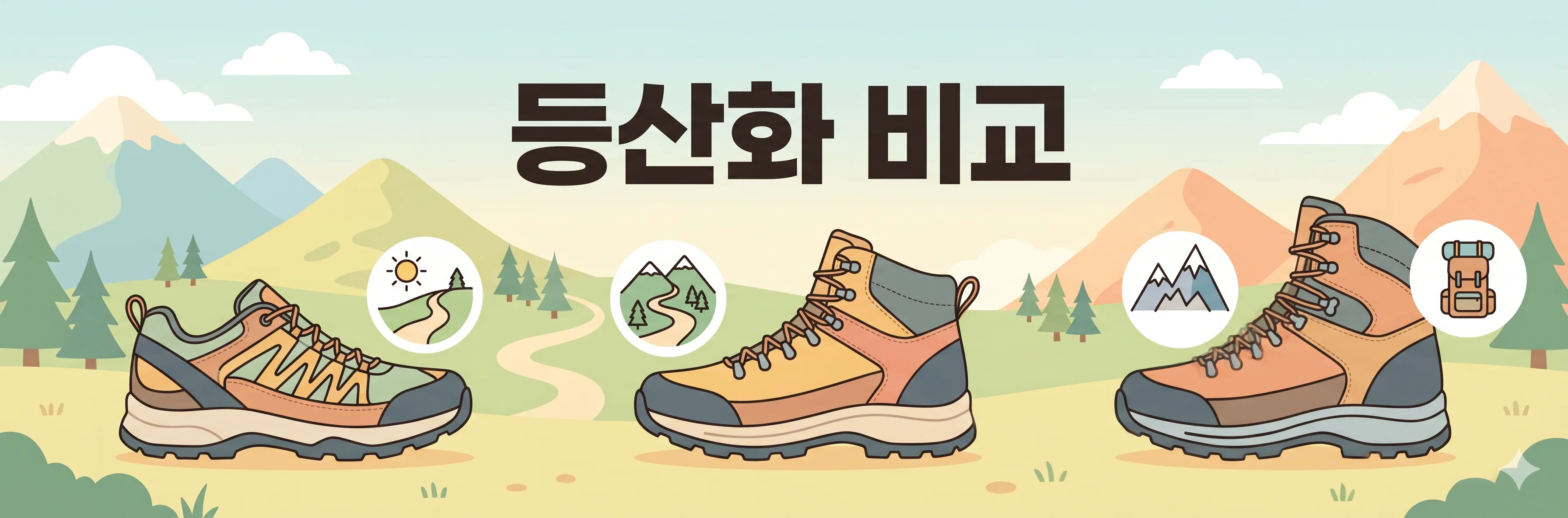 등산화 종류 비교 가이드