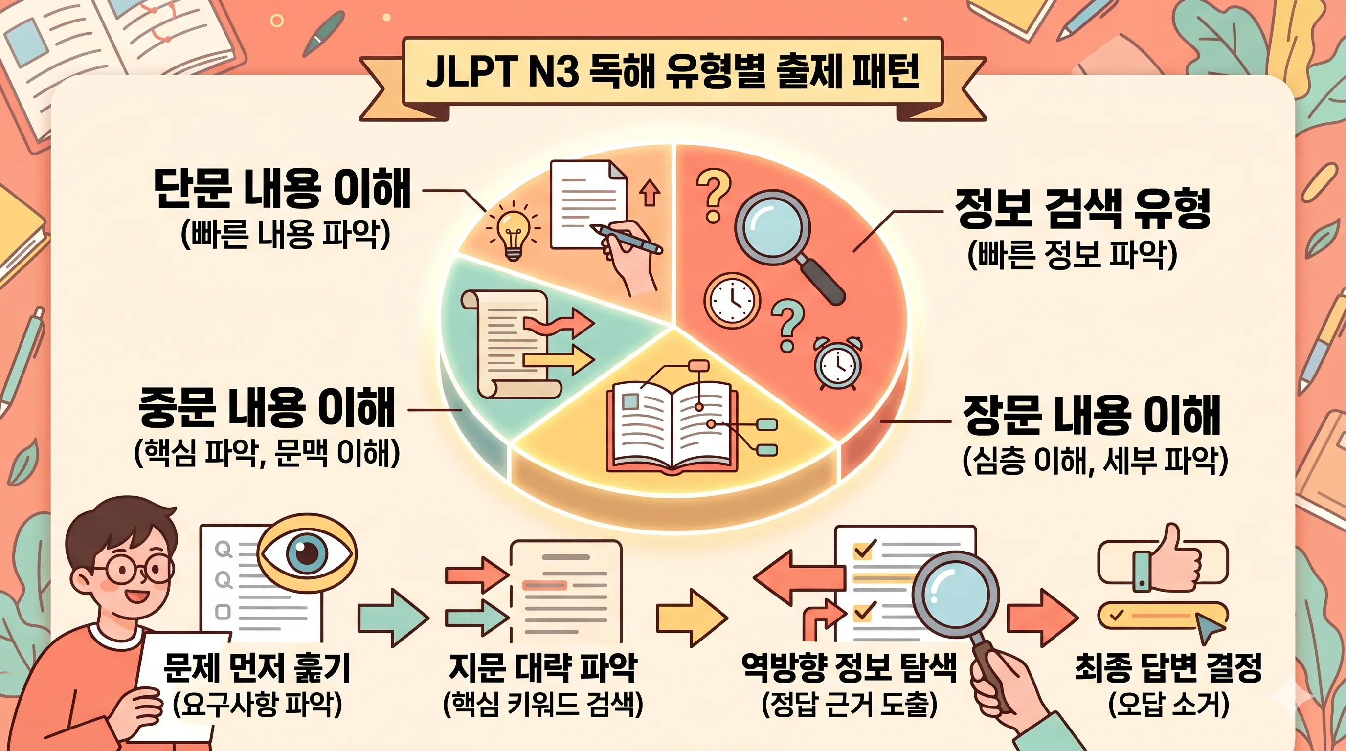 JLPT N3 독해 유형 공략법