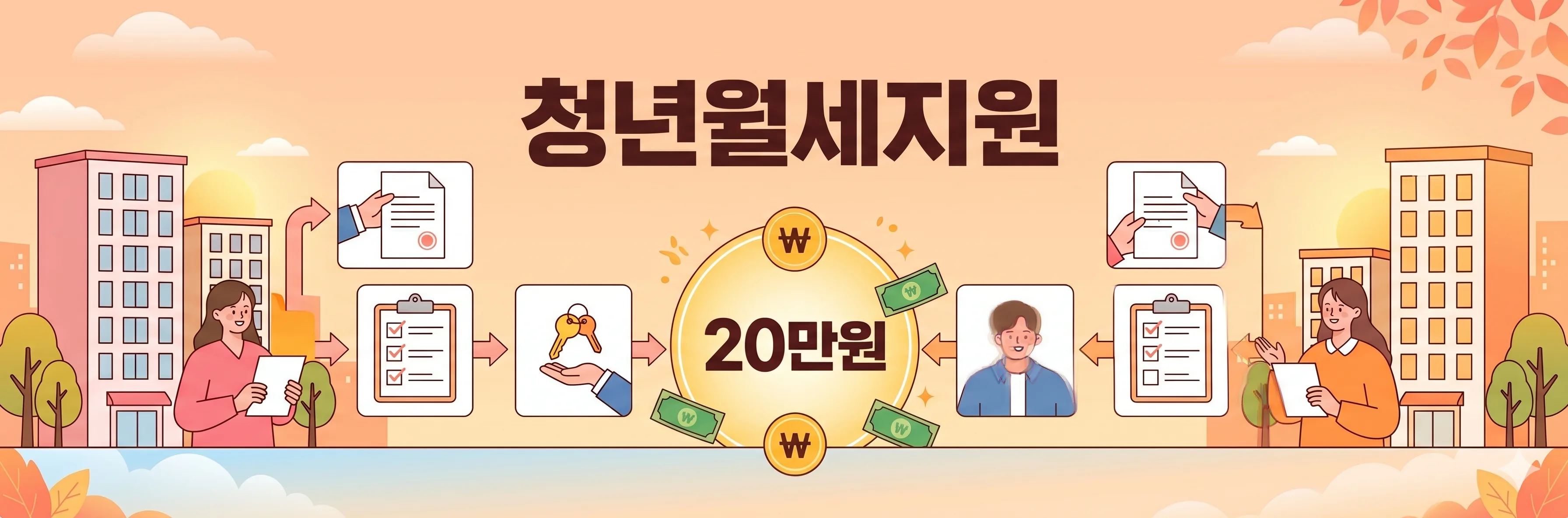 청년월세지원 정부 서울시 비교