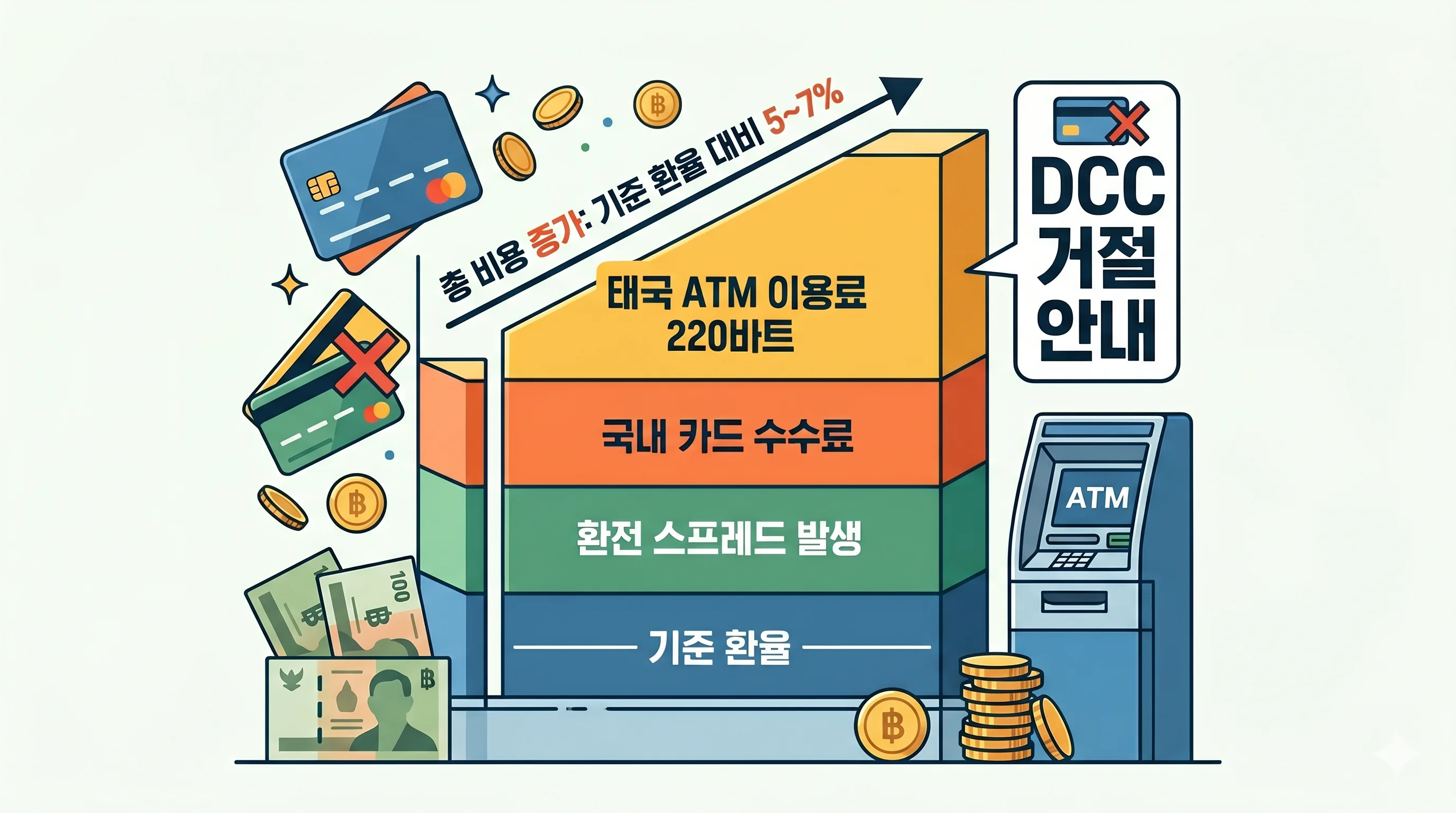 태국 ATM 환전 수수료 구조