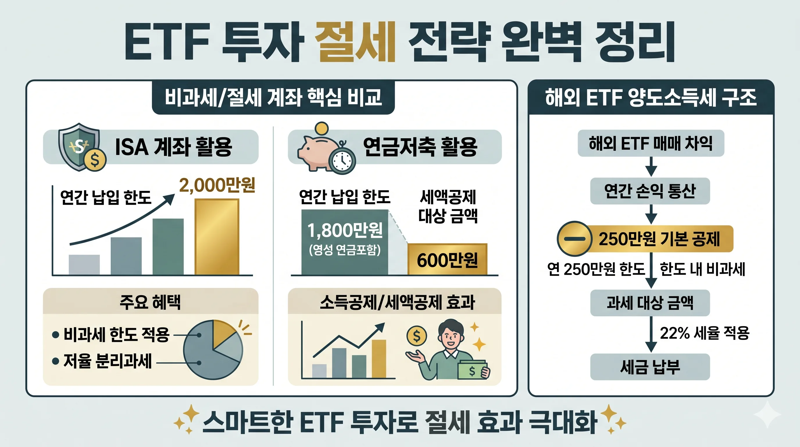 ETF 절세 계좌 ISA 연금저축 비교