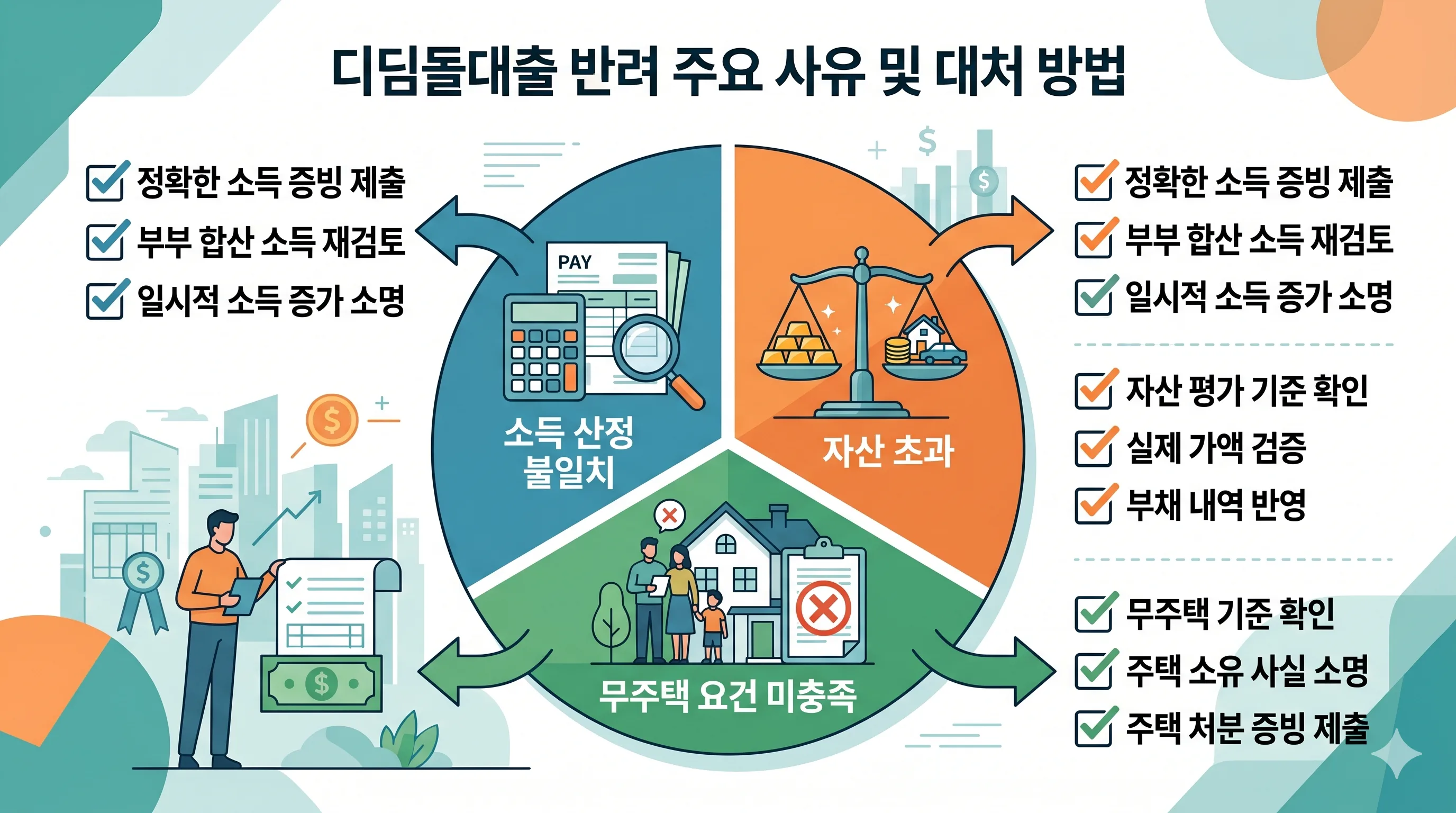 디딤돌대출 거절 사유 및 대처법