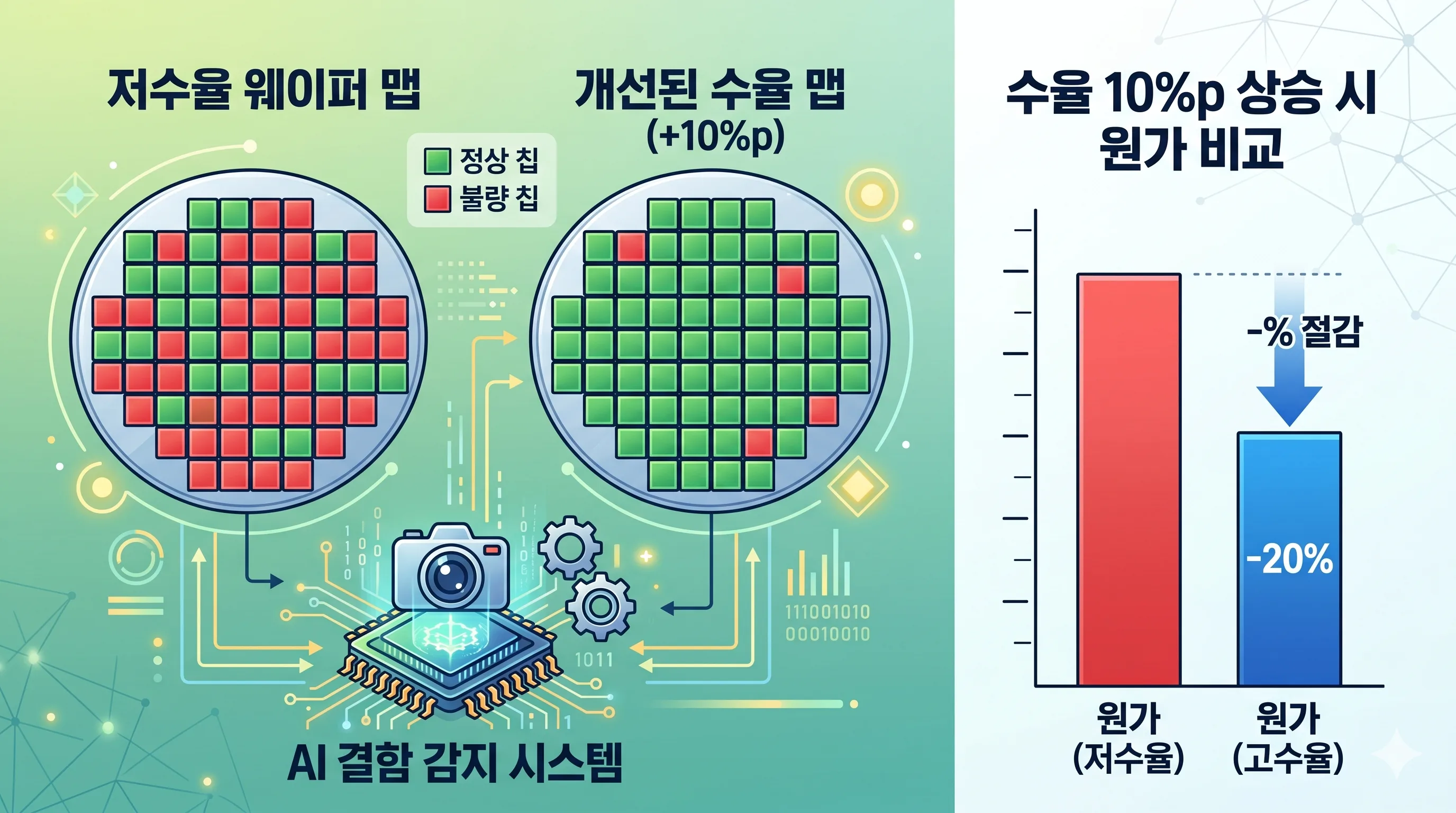 반도체 수율 관리 원가 영향