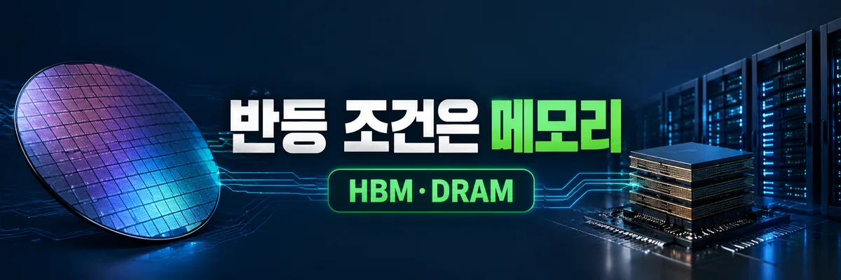thumbnail 삼성전자 주가 반등 조건을 HBM과 DRAM 메모리 변수로 설명한 3대1 썸네일