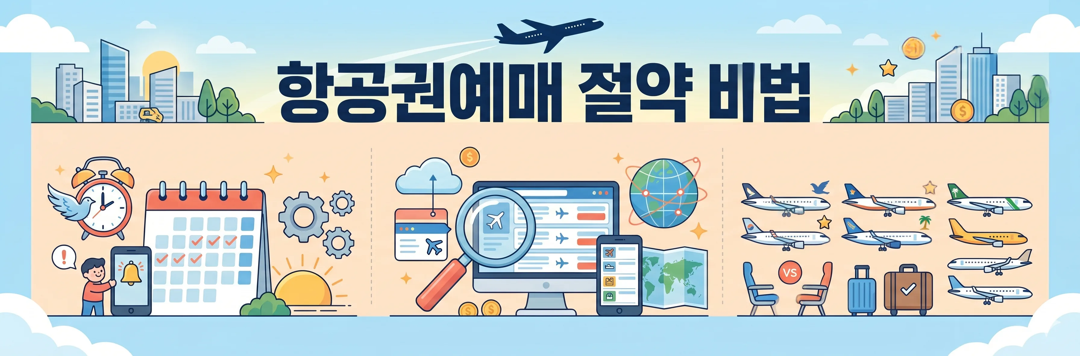 항공권예매 절약 꿀팁