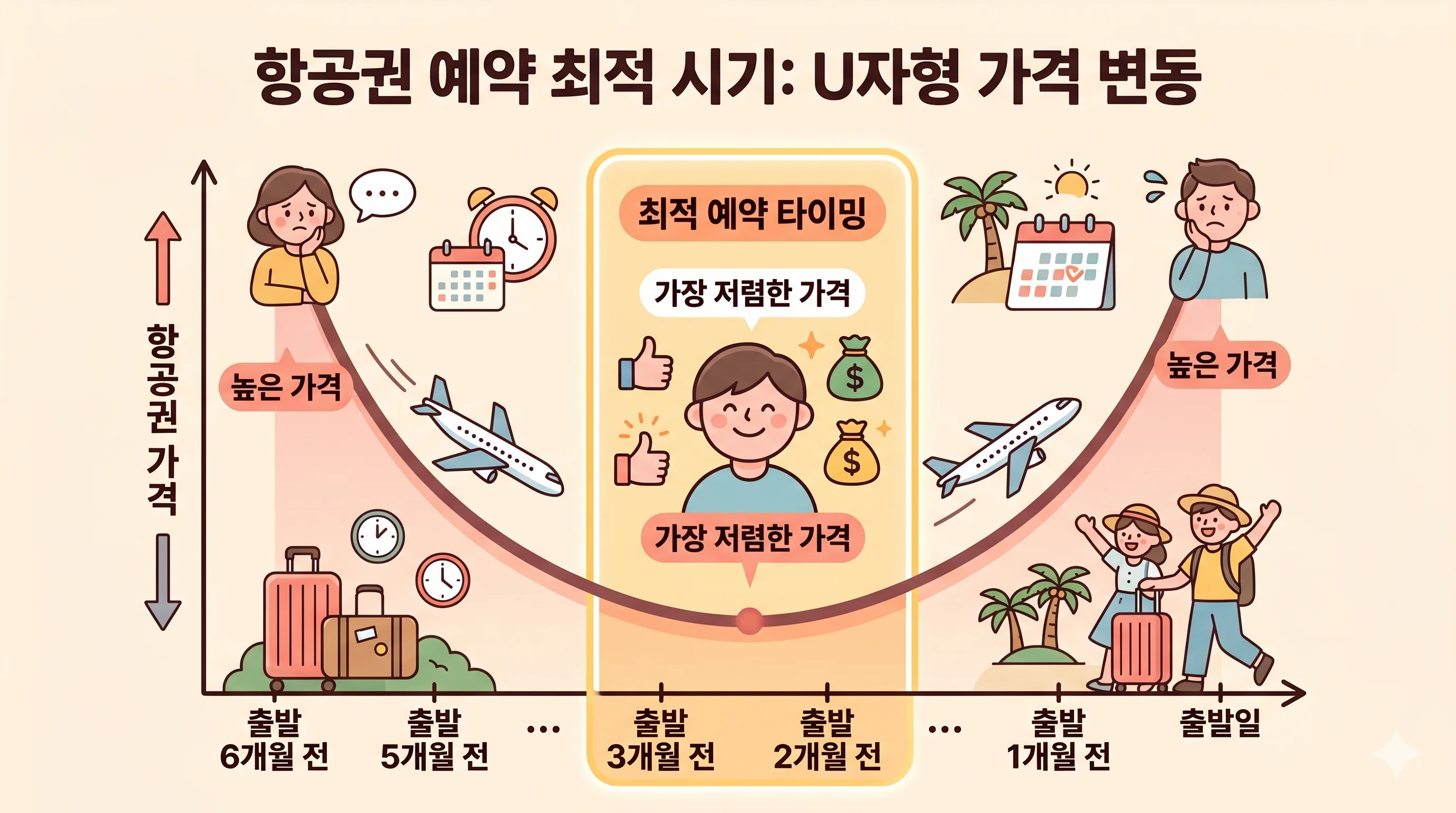 항공권 예약 시점별 가격