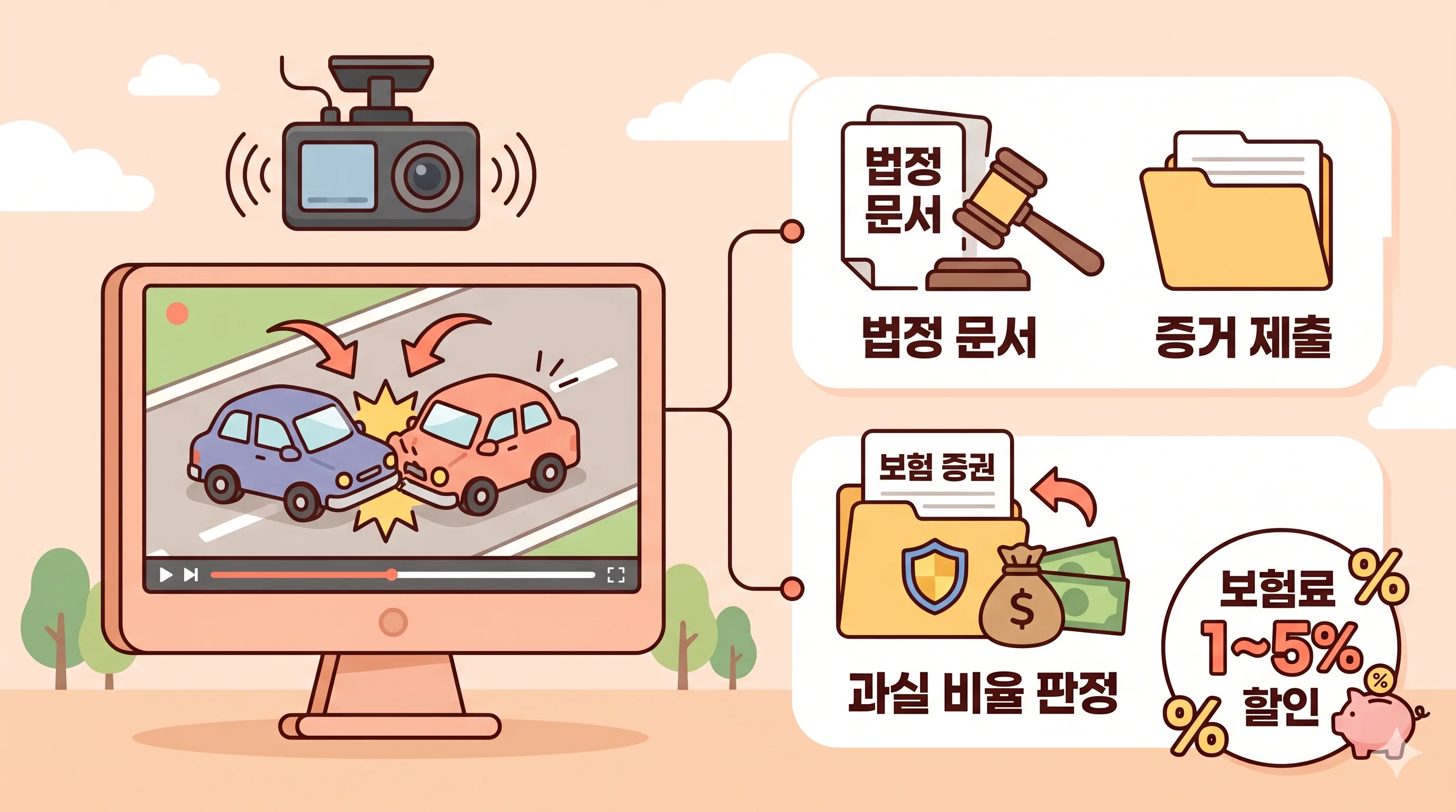 블랙박스 법적증거 보험혜택