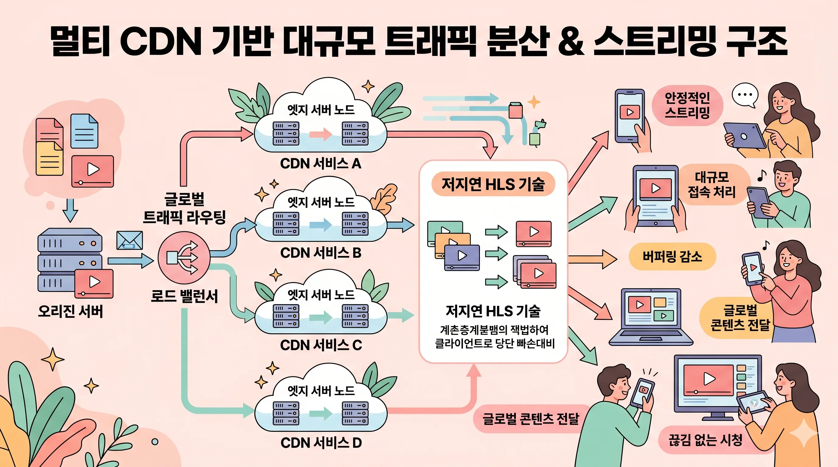 쿠팡플레이 멀티CDN 기술 구조